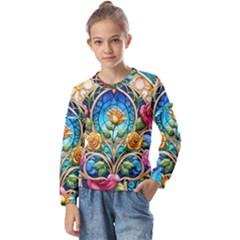 Kids  Long Sleeve T-Shirt with Frill  