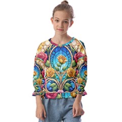 Kids  Cuff Sleeve Top 