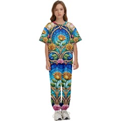 Kids  T-Shirt and Pants Sports Set 