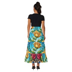 Tiered Ruffle Maxi Skirt 