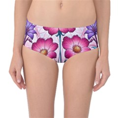 Mid-Waist Bikini Bottoms 