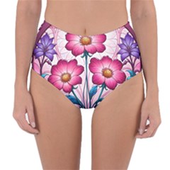 Reversible High-Waist Bikini Bottoms 