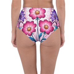 Reversible High-Waist Bikini Bottoms 