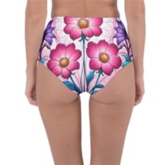 Reversible High-Waist Bikini Bottoms 