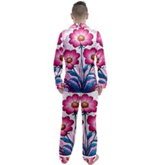 Men s Long Sleeve Satin Pajamas Set 