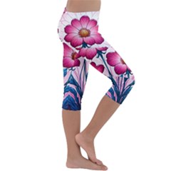 Kids  Lightweight Velour Capri Leggings  