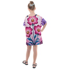 Kids  One Piece Chiffon Dress 