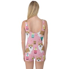 One Piece Boyleg Swimsuit 