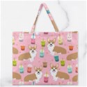 Zipper Large Tote Bag 