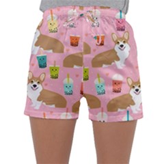 Women s Satin Sleepwear Shorts 