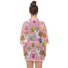 Half Sleeve Chiffon Kimono 