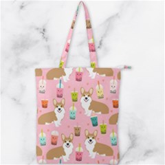 Double Zip Up Tote Bag 