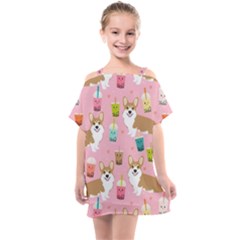 Kids  One Piece Chiffon Dress 