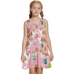 Kids  Sleeveless Tiered Mini Dress 