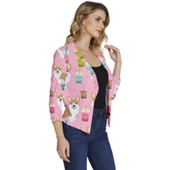 Women s Casual 3/4 Sleeve Spring Jacket 