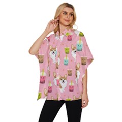 Women s Batwing Button Up Shirt 