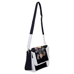 Shoulder Bag with Back Zipper 