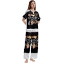 Short Sleeve Long Pants Satin Pajamas Set 