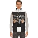 Men s High Neck Button Up Puffer Vest 