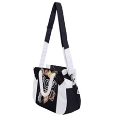 Rope Handles Shoulder Strap Bag 