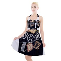 Halter Party Swing Dress  