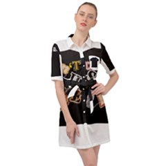 Belted Shirt Dress 