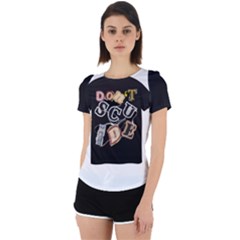 Back Cut Out Sport T-Shirt 