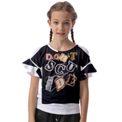 Kids  Cut Out Flutter Sleeves 