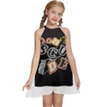 The Fear Has Arrived 20250211 181959 0001 The Fear Has Arrived 20250211 181959 0000 Kids  Halter Collar Waist Tie Chiffon Dress