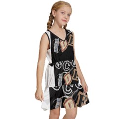 Kids  Sleeveless Tiered Mini Dress 