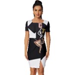 The Fear Has Arrived 20250211 181959 0001 The Fear Has Arrived 20250211 181959 0000 Fitted Knot Split End Bodycon Dress