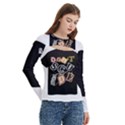 Women s Cut Out Long Sleeve T-Shirt 