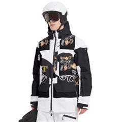 Men s Multi Pockets Zip Ski and Snowboard Waterproof Breathable Jacket 