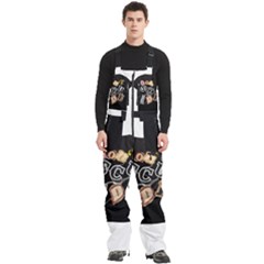 Men s Front Zip Ski And Snowboard Bib Pants 