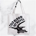 Lizard graphic illustration with sarcastic phase Zipper Grocery Tote Bag