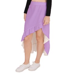 Asymmetrical Ruffle Hem Skirt  