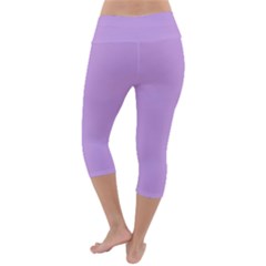 Lightweight Velour Capri Yoga Leggings 