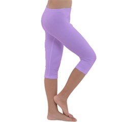 Kids  Lightweight Velour Capri Leggings  