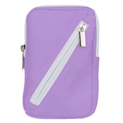 Luscious Lavender Hex #cca3e7 Belt Pouch Bag (Small) from ArtsNow.com