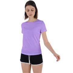 Back Circle Cutout Sports T-Shirt 