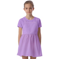 Kids  Short Sleeve Pinafore Style Dress 