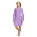 Kids  Long Sleeve Velvet Lounge Robe 