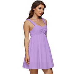 Ruffle Strap Babydoll Chiffon Dress 