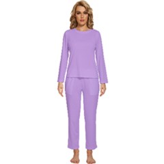 Womens  Long Sleeve Lightweight Pajamas Set 