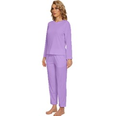 Womens  Long Sleeve Lightweight Pajamas Set 