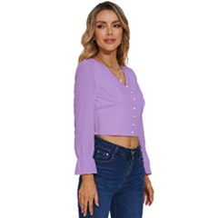 Long Sleeve V-Neck Top 