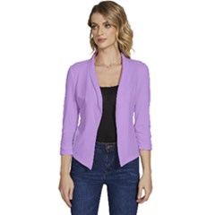 Women s Casual 3/4 Sleeve Spring Jacket 