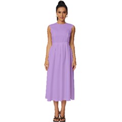 Sleeveless Round Neck Midi Dress 