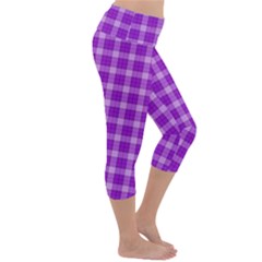 Lightweight Velour Capri Yoga Leggings 