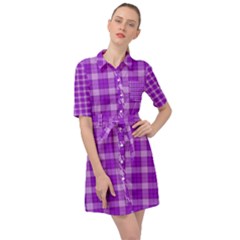 Belted Shirt Dress 